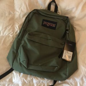 Brand New Green Jansport Backpack